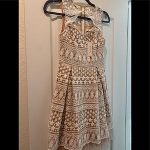 Francescas white lace dress